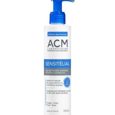ACM SENSITELIAL GEL NETTOYANT SURGRAS 200ML