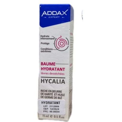 ADDAX HYCALIA BAUME HYDRATANT LEVRES 15ML