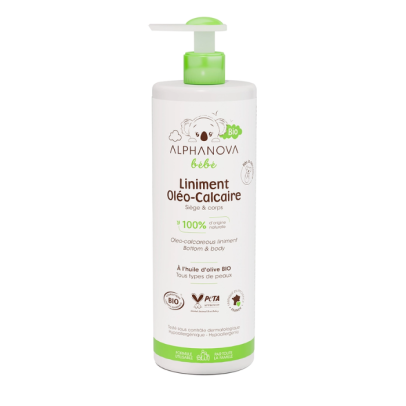 ALPHANOVA BEBE LINIMENT OLEO CALCAIRE BIO 400ML