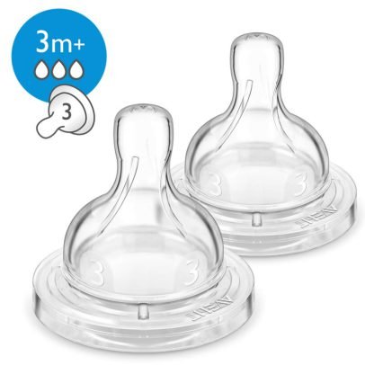 AVENT 2 TETINES 3M+ 3T SCF633/27