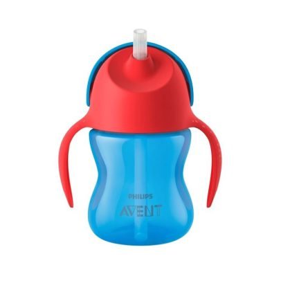 AVENT TASSE BLEU A PAILLE 200ML 9M+ SCF796/01