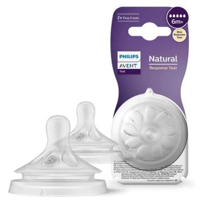 AVENT 2 TETINES NATURAL REPONSE 6M+ SCY966/02