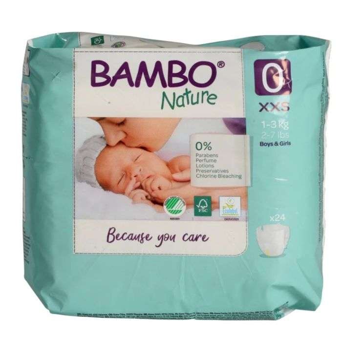 BAMBO NATURE TAILLE ZERO