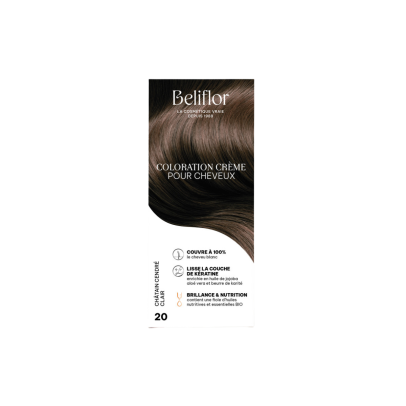BELIFLOR COLORATION 20 CHATAIN CENDRE CLAIR