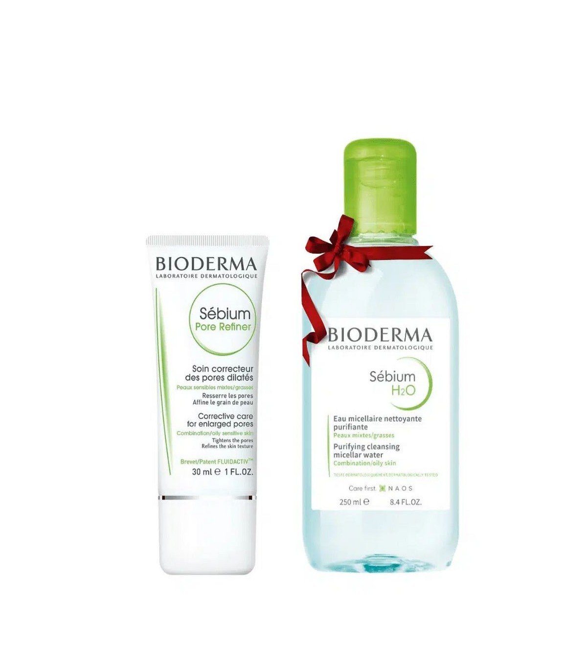 BIODERMA COFFRET SEBIUM PORE REFINER 40ML+SEBIUM H2O 250ML OFFERT