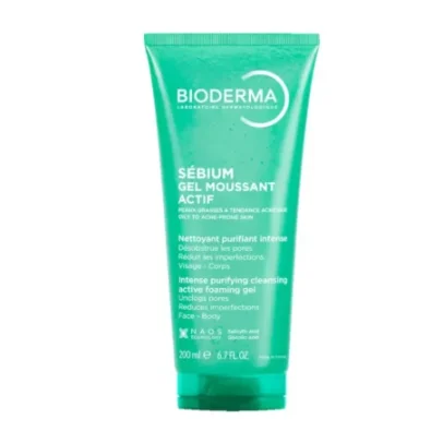 BIODERMA SEBIUM GEL MOUSSANT ACTIF 200ML