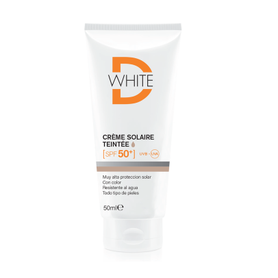 D WHITE ECRAN SOLAIRE TEINTE MEDIUM SPF50+ 50ML