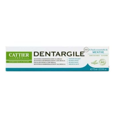 CATTIER DENTARGILE MENTHE 75ML LOT DE 2