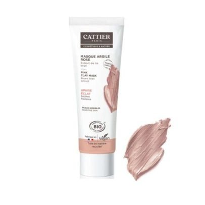 CATTIER MASQUE ARGILE ROSE 100ML NEW