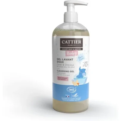 CATTIER BEBE LAIT DE TOILETTE VISAGE ET CORPS PEAU SECHE 500ML