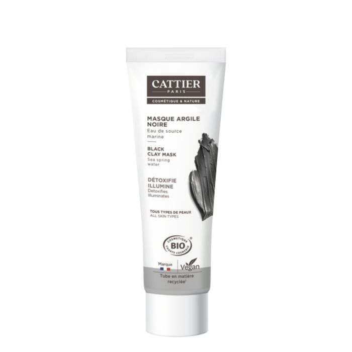 CATTIER MASQUE ARGILE NOIRE BIO 100ML