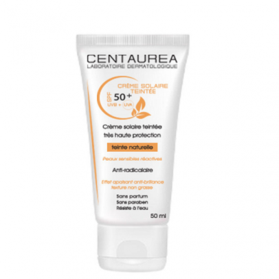 CENTAUREA CREME SOLAIRE TEINTE SPF50+ 50ML NEW