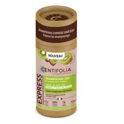 CENTIFOLIA SHAMPOING SEC EN POUDRE KIWI BIO 50G