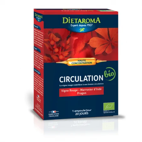 DIETAROMA CIRCULATION VIGNE ROUGE MARRONNIER D'INDE 20AMP