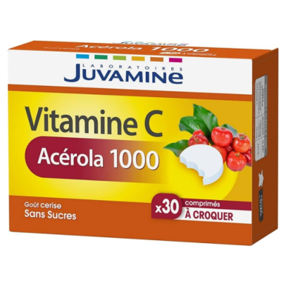JUVAMINE VITAMINE C ACEROLA 30 COMPRIMES