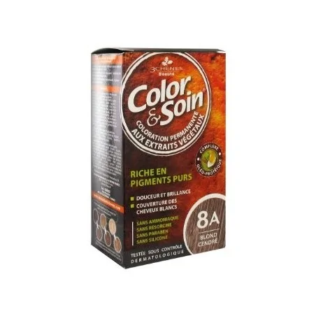 3 CHENES COLOR & SOIN 8A BLOND CENDRE