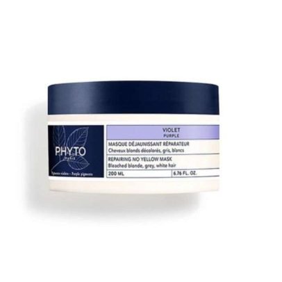 PHYTO MASQUE VIOLET DEJAUNISSANT REPARATEUR CHEVEUX DECOLORES 200ML