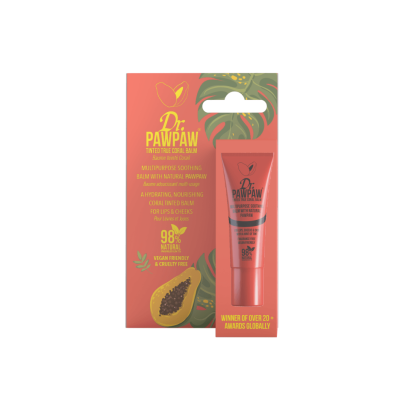 DR PAWPAW TINTED TRUE CORAL BALM MULTIPURPOSE 10ML
