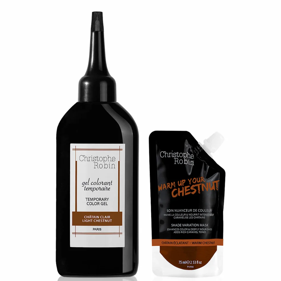 CHRISTOPHE ROBIN GEL COLORANT TEMPORAIRE CHÂTAIN CLAIR 100ML
