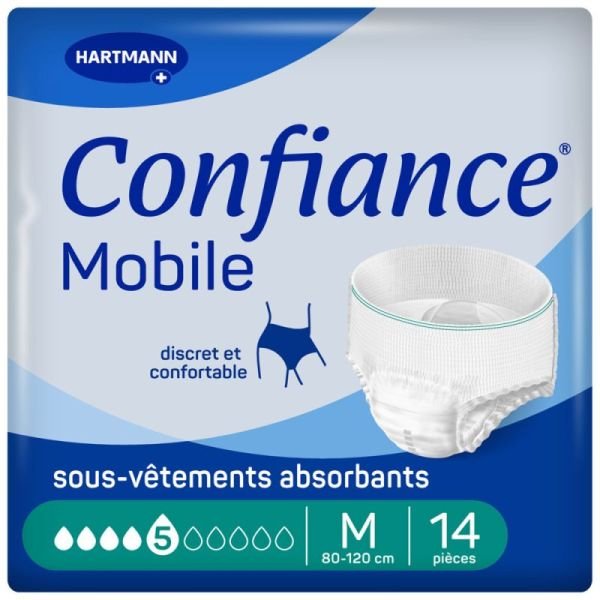 HARTMANN CONFIANCE MOBILE 6G TAILLE M JOUR *14UNITES 915702