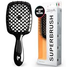 JANEKE BRUSH DETANGLER BLACK ORANGE SP508A NAS