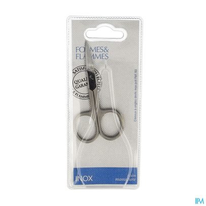 FORMES&FLAMMES CISEAUX A ONGLE DROIT INOX REF 83