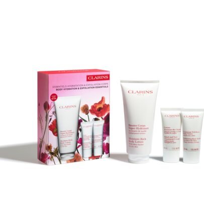 CLARINS COFFRET - BAUME CORPS SUPER HYDRAT 200ML + CREME JEUN MAIN