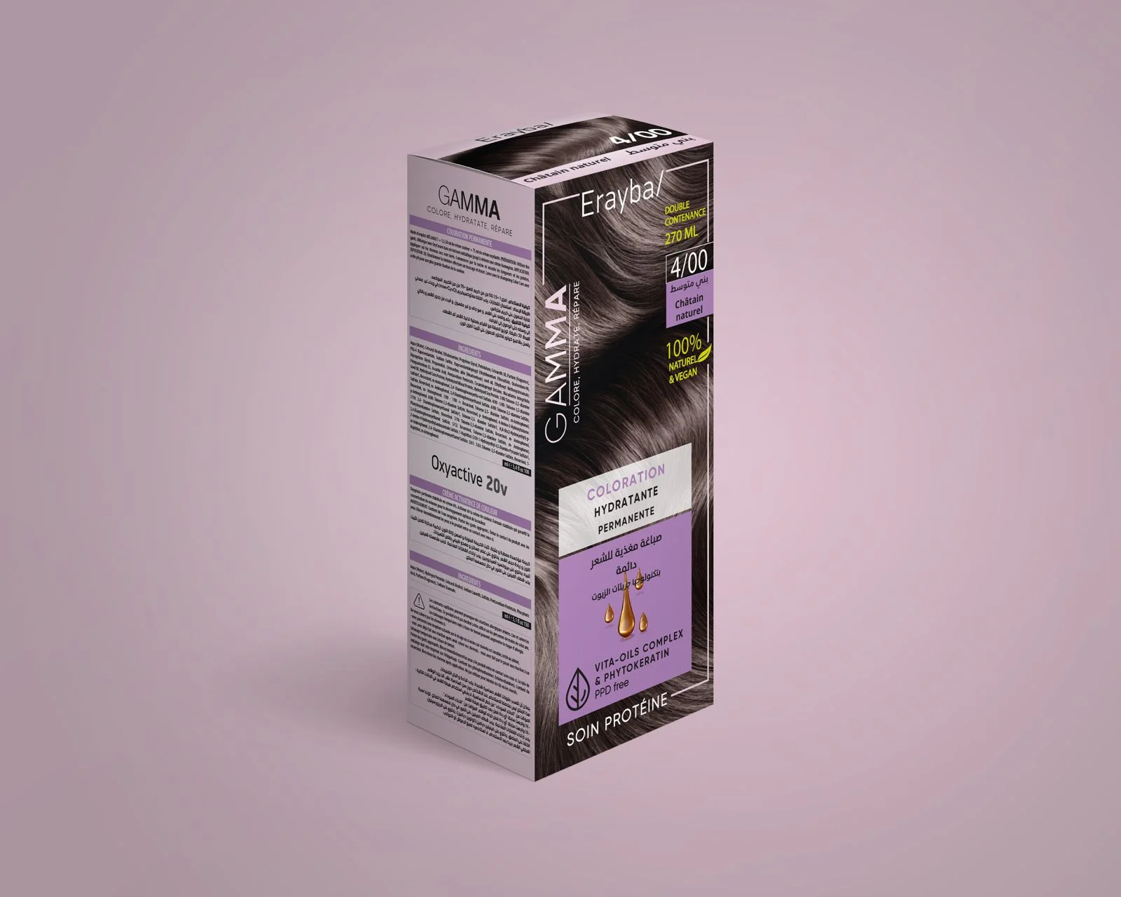 ERAYBA GAMMA NEXT COLOR 7.10 BLOND CENDRE 270ML
