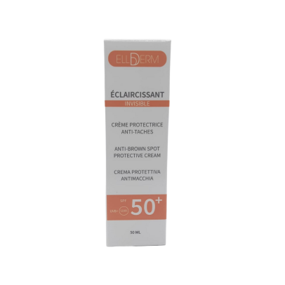 ELLDERM ECRAN CREME PROTECTRICE ANTI TACHES INVISIBLE SPF50+ 50ML