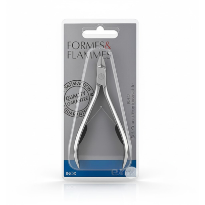 FORMES&FLAMMES PINCE A ENVIES ACIER INOXYDABLE POLI 10CM REF27
