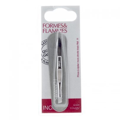 FORMES&FLAMMES PINCE A EPILER CHROME MORS BIAIS REF 11