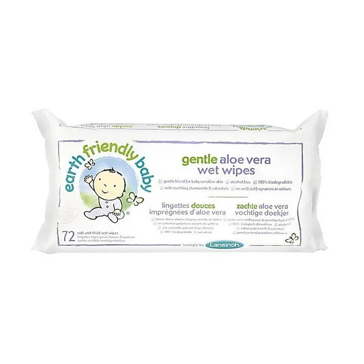 LANSINOH LINGETTE A L'ALOE VERA 72 UNITES