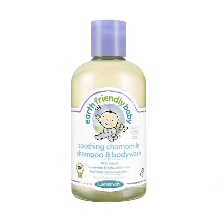 LANSINOH SHAMPOIN ET GEL LAVANT CAMOMILLE 250ML