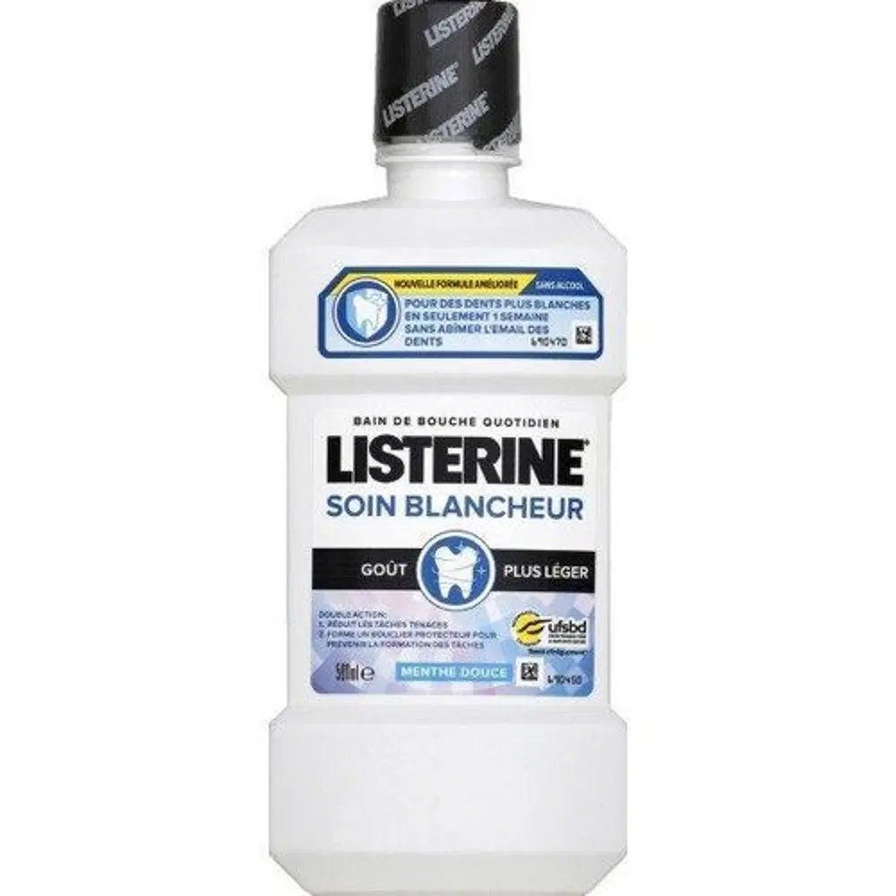 LISTERINE BAIN DE BOUCHE SOIN BLANCHEUR 500ML NEW