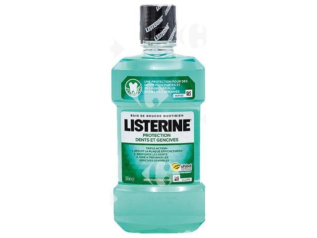 LISTERINE BAIN DE BOUCHE PROTECTION DENTS ET GENCIVES 500ML