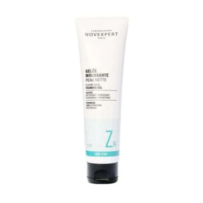 NOVEXPERT GELEE MOUSSANTE PEAU NETTE TRIO ZINC 150G new