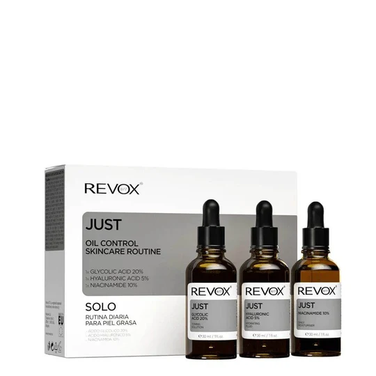 REVOX B77 JUST OIL CONTROL SKINCARE ROUTINE 3*30ml