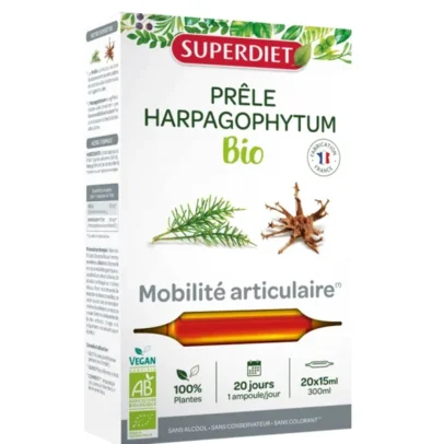 SUPERDIET PRELE HARPAGOPHYTUM ARTICULATION 20AMPOULES*15ML