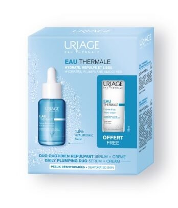 URIAGE EAU THERMALE SERUM BOOSTER HA 30ML+ EAU THERMALE MASQUE D'EAU NUIT...