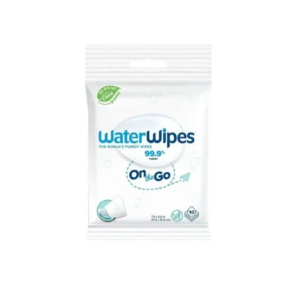 WATERWIPES LINGETTES FORMAT VOYAGE *10