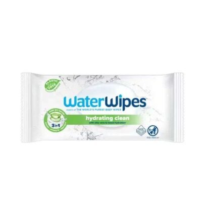 WATERWIPES LINGETTES HYDRATANTES NETTOYANTES * 48
