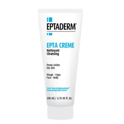 EPTADERM EPTA CREME NETTOYANTE P-SECHE 200ML NEW