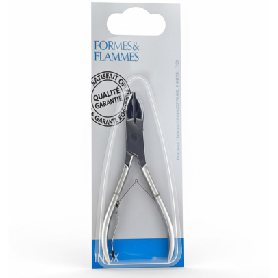 FORMES&FLAMMES PINCE A ONGLES MANUCURE INOX POLI 10 CM REF 28