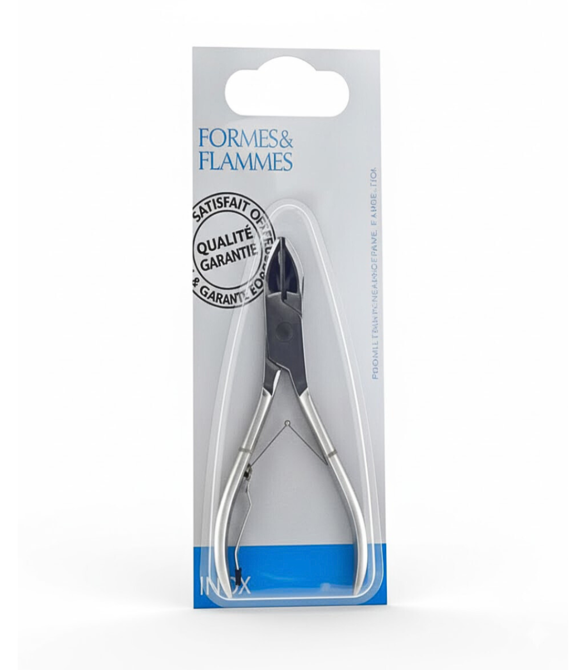 FORMES&FLAMMES PINCE A ONGLES MANUCURE INOX POLI 10 CM REF 28