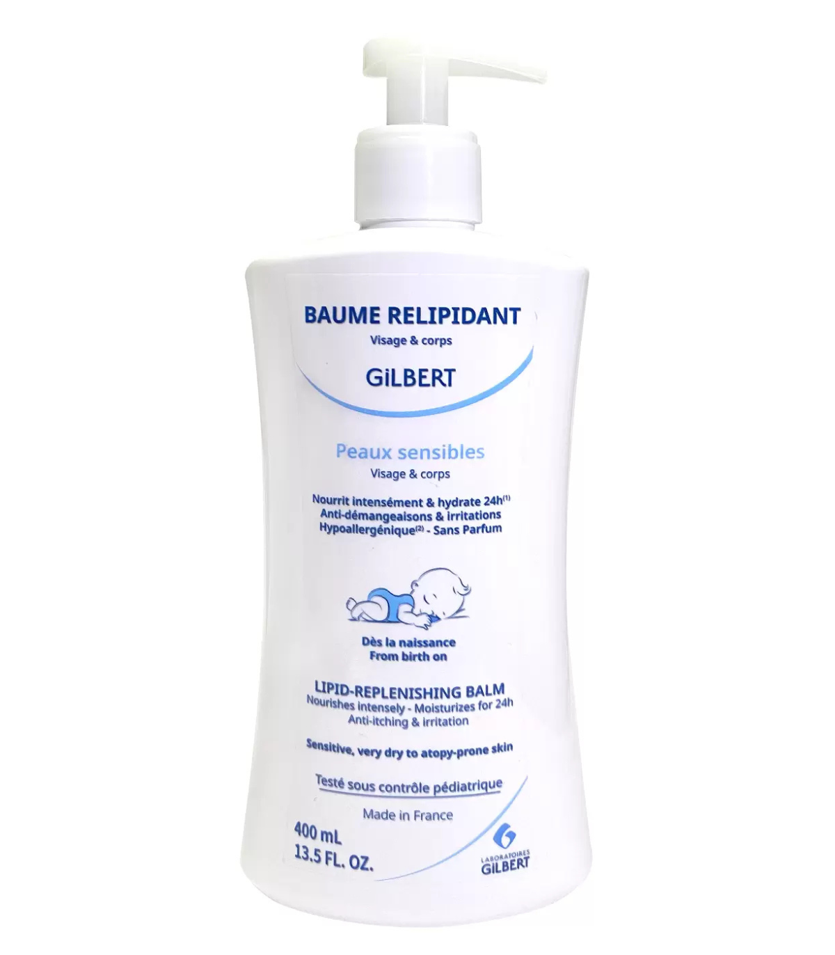 GILBERT BAUME RELIPIDANT VISAGE ET CORPS BEBE 400ML