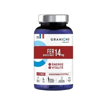 GRANIONS FER BISGLYCINATE 14MG 60 GELULES