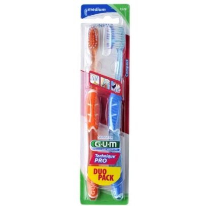 GUM BAD TECHNIQUE PRO MEDIUM PACK DUO 1528
