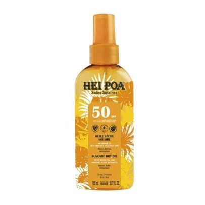 HEI POA HUILE SOLAIRE MONOI NHYDRATANTE SPF15 VISAGE ET CORPS 150ML
