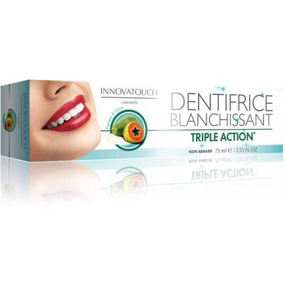 INNOVATOUCH DENTIFRICE BLANCHISSANT TRIPLE ACTION PAPAYE SILICE 75ML