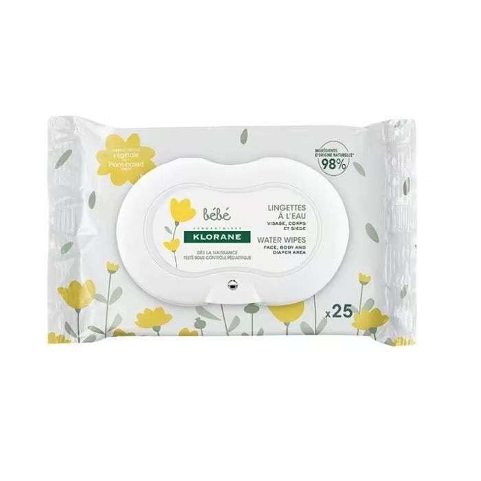 KLORANE BEBE LINGETTES DOUCE 25 U